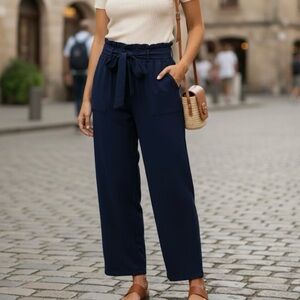 Grace Karin Men's Dark Blue Joggers